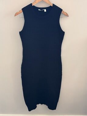 RD Style Sleeveless Midi Dress in Navy